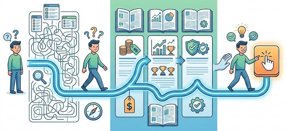 「迷わせない・探させない」成約率を高めるサイト設計