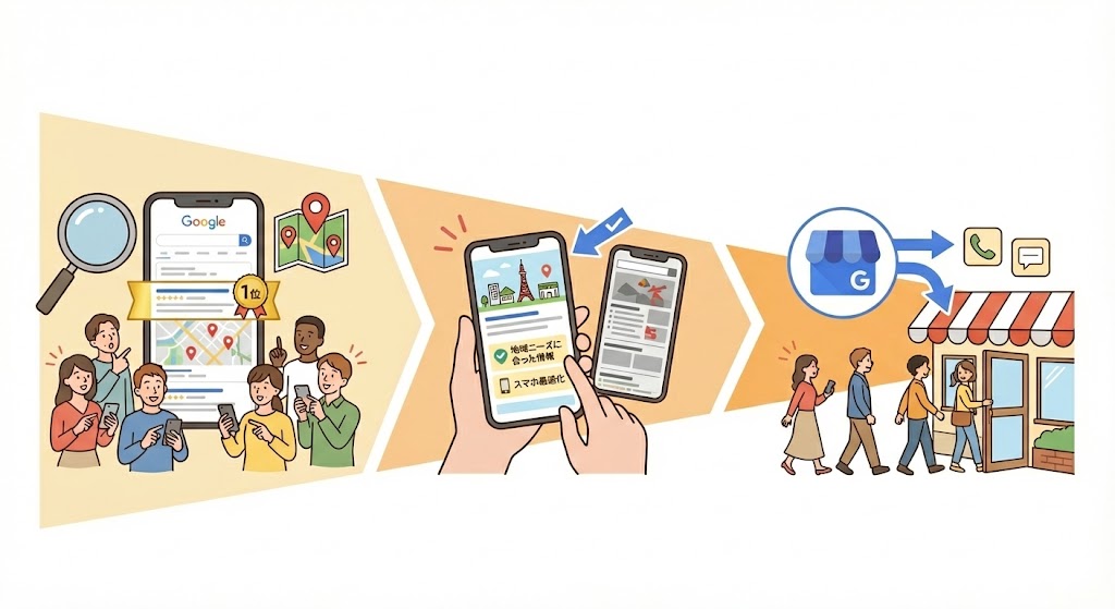 「見つけてもらう」ためのSEO・地域集客対策の標準装備